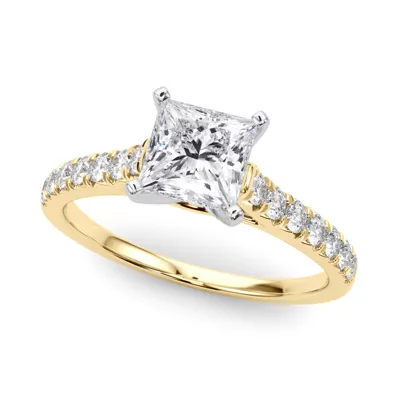 Rhya French Pavé Diamond Engagement Ring
