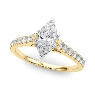 Rhya French Pavé Diamond Engagement Ring