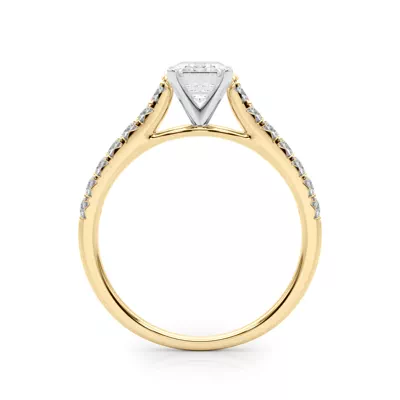 Rhya French Pavé Diamond Engagement Ring