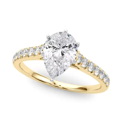 Rhya French Pavé Diamond Engagement Ring