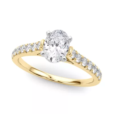 Rhya French Pavé Diamond Engagement Ring