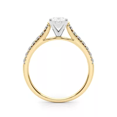 Rhya French Pavé Diamond Engagement Ring