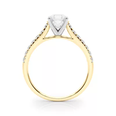 Rhya French Pavé Diamond Engagement Ring