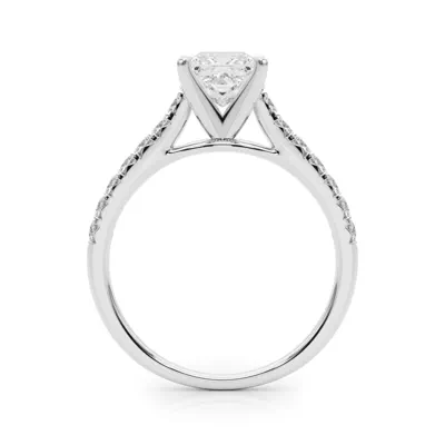 Rhya French Pavé Diamond Engagement Ring
