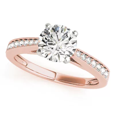Emmaline Channel Diamond Engagement Ring
