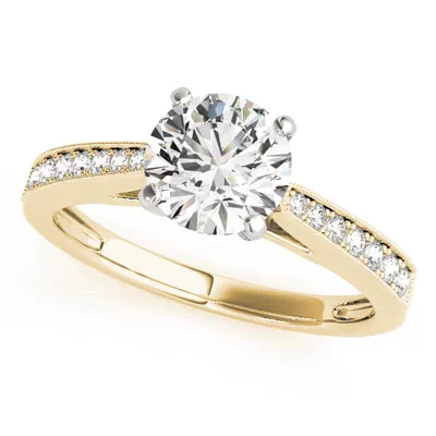 Emmaline Channel Diamond Engagement Ring