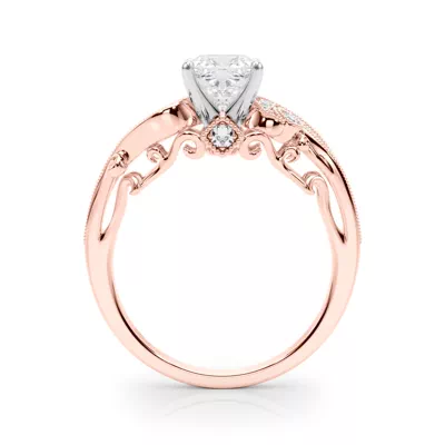 Carmel Vintage Inspired Lab Engagement Ring