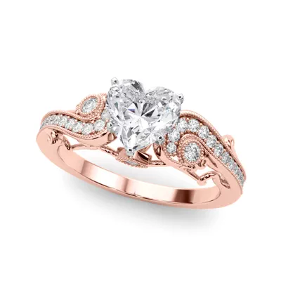Carmel Vintage Inspired Lab Engagement Ring