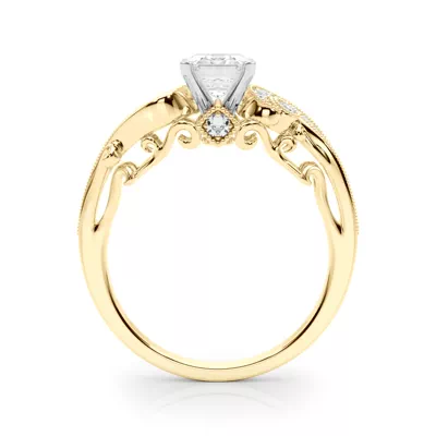 Carmel Vintage Inspired Lab Engagement Ring