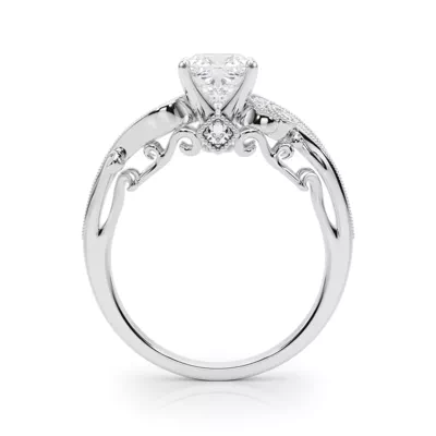 Carmel Vintage Inspired Lab Engagement Ring