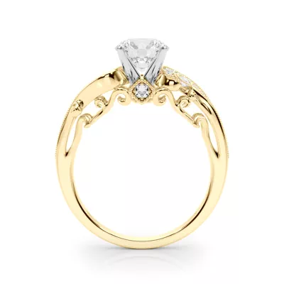 Carmel Vintage Inspired Lab Engagement Ring