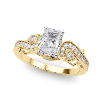Carmel Vintage Inspired Lab Engagement Ring