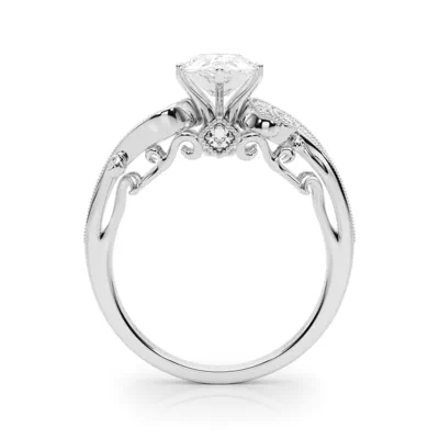 Carmel Vintage Inspired Lab Engagement Ring