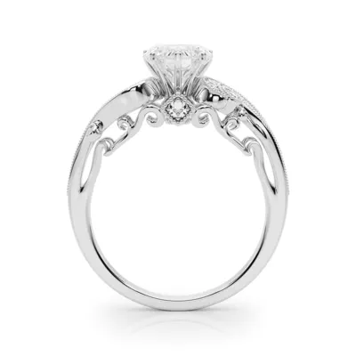Carmel Vintage Inspired Lab Engagement Ring
