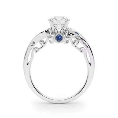 Carmel Vintage Inspired Sapphire Engagement Ring