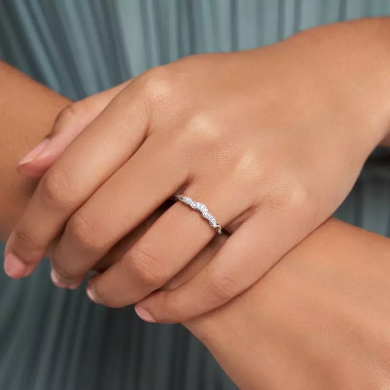 14K Rose Gold Carmel Band