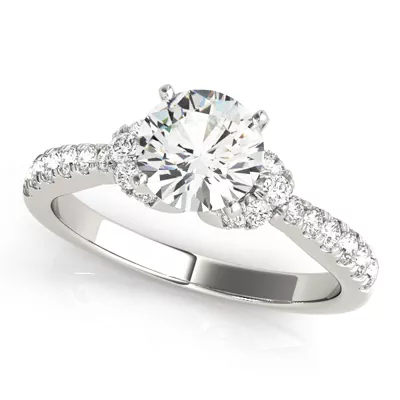 Gail Diamond Collar Engagement Ring