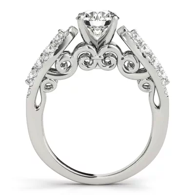 Destiny 3 Row Diamond Engagement Ring