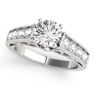 Serena Channel Diamond Engagement Ring