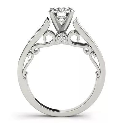Serena Channel Diamond Engagement Ring