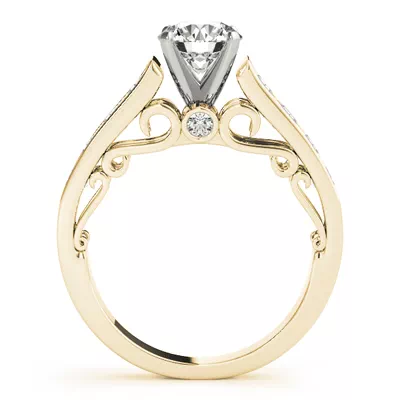 Serena Channel Diamond Engagement Ring