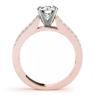 Eveline 3 Row Diamond Engagement Ring