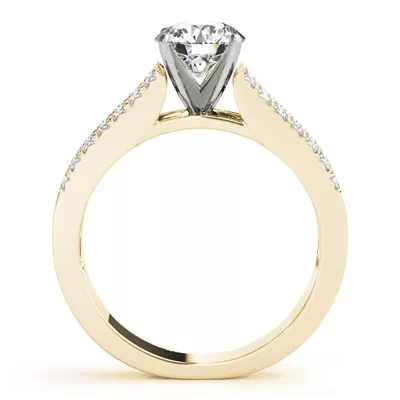 Eveline 3 Row Diamond Engagement Ring