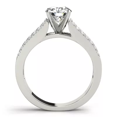 Eveline 3 Row Diamond Engagement Ring