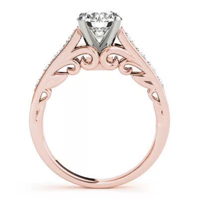 Magnolia Channel Diamond Engagement Ring