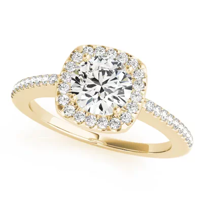 Wren Halo Engagement Ring