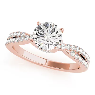 Claire Two Row Diamond Engagement Ring
