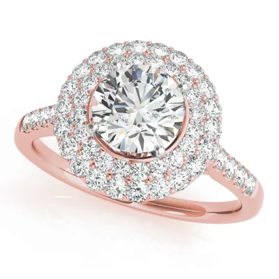Arbor Double Halo Engagement Ring