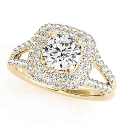 Ellia Double Halo Engagement Ring