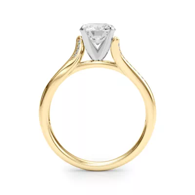 Lissa Cathedral Diamond Engagement Ring