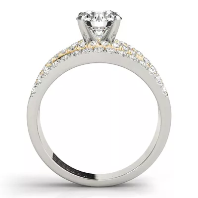 Ama Pavé Diamond Engagement Ring