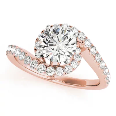 Dani Diamond Halo Bypass Engagement Ring