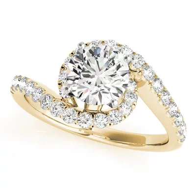Dani Diamond Halo Bypass Engagement Ring