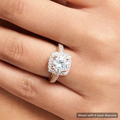 Soul Vintage Inspired Halo Engagement Ring
