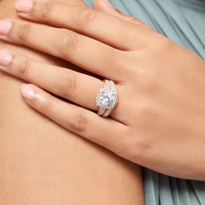 Soul Vintage Inspired Halo Engagement Ring