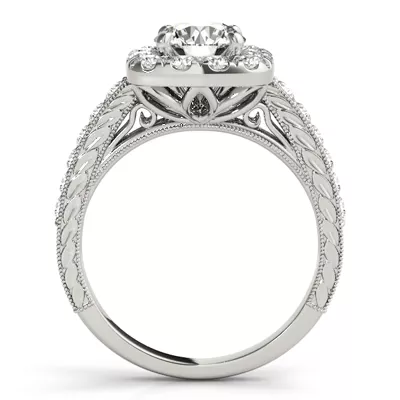 Soul Vintage Inspired Halo Engagement Ring