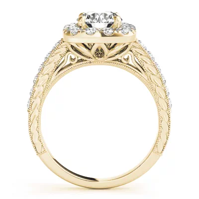 Soul Vintage Inspired Halo Engagement Ring