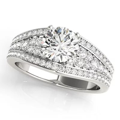 Sheila Diamond Encrusted Engagement Ring