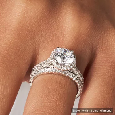 Layla Halo Engagement Ring