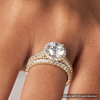 Layla Halo Engagement Ring