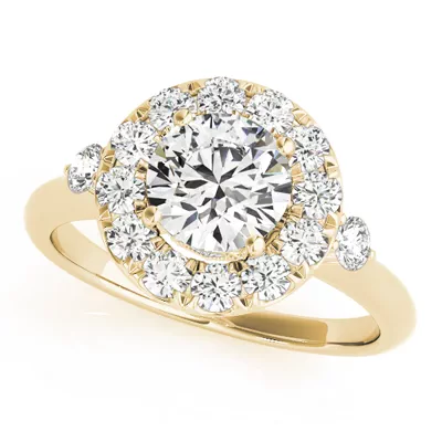 Esme Halo Engagement Ring