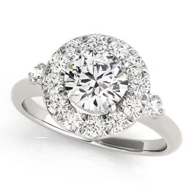 Esme Halo Engagement Ring
