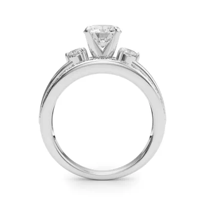 Zelma 2 Row Diamond Engagement Ring