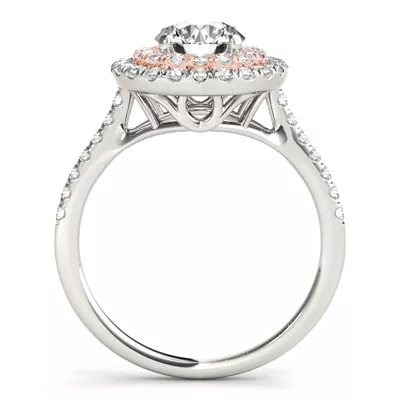 Daisy Double Halo Engagement Ring