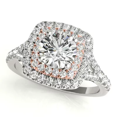 Ellery Double Halo Engagement Ring