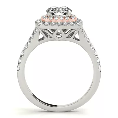 Ellery Double Halo Engagement Ring